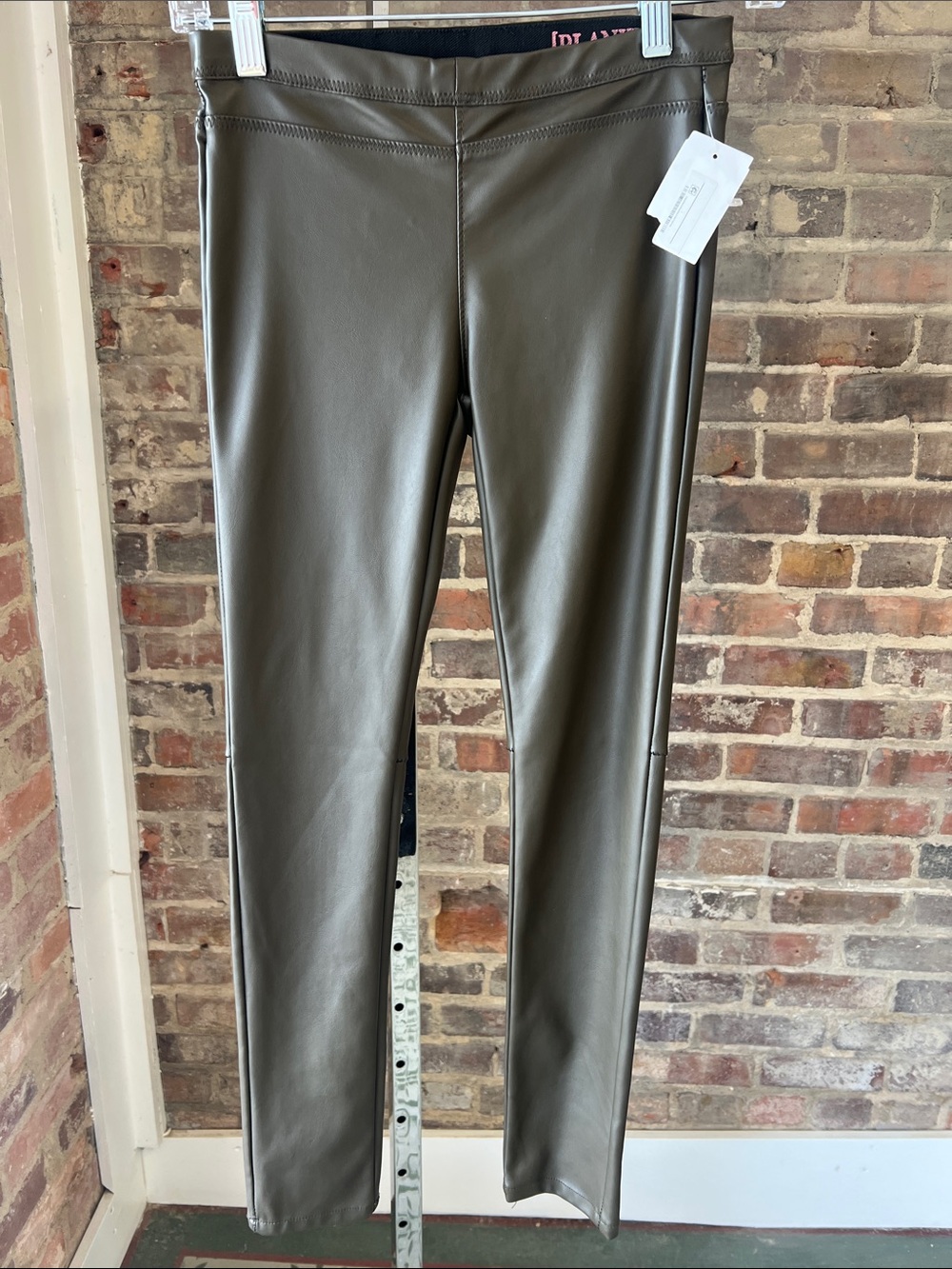 Olive Green Moto Skinny Pants (Bloomingdale’s)